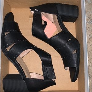 NWB Soul Naturalizer Christina High Heel sandals Black 9.5M